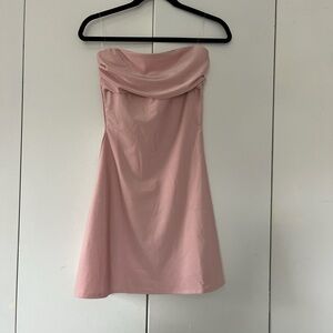 So Your Vibe Strapless A-line Mini Dress